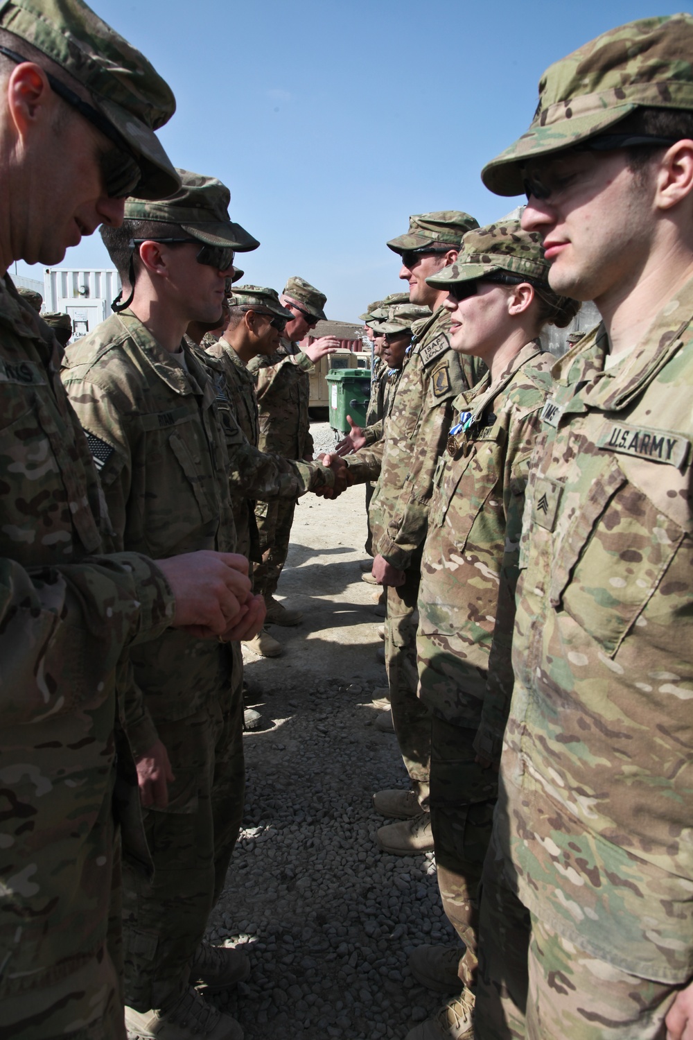 Special Troops Battalion, 173rd ABCT end of tour award ceremony