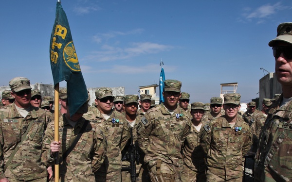 Special Troops Battalion, 173rd ABCT end of tour award ceremony