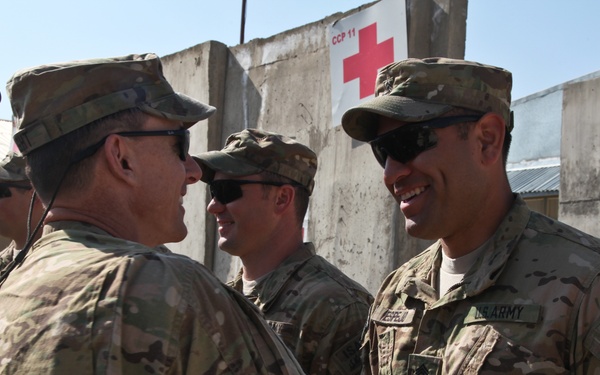 Special Troops Battalion, 173rd ABCT spur award ceremony