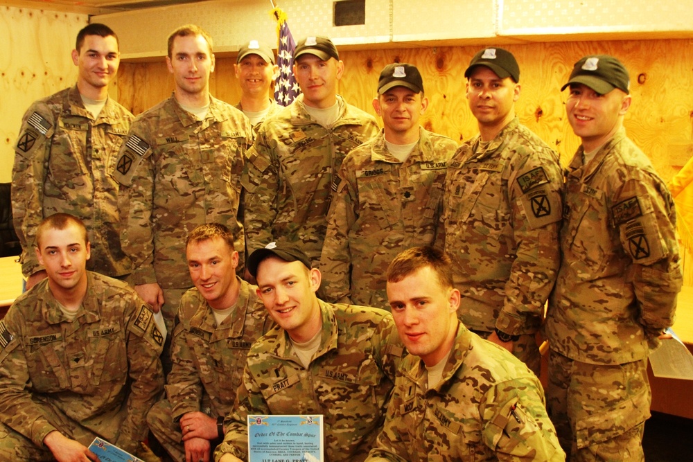 Wolverines receive combat patches and spurs