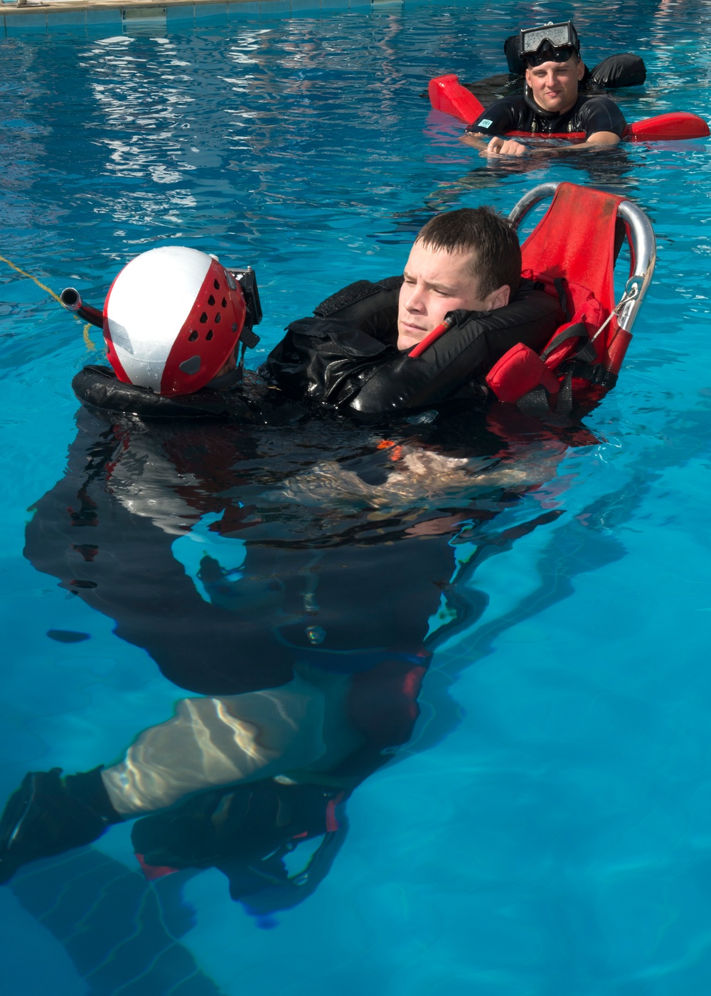 Search and Rescue swimmer training