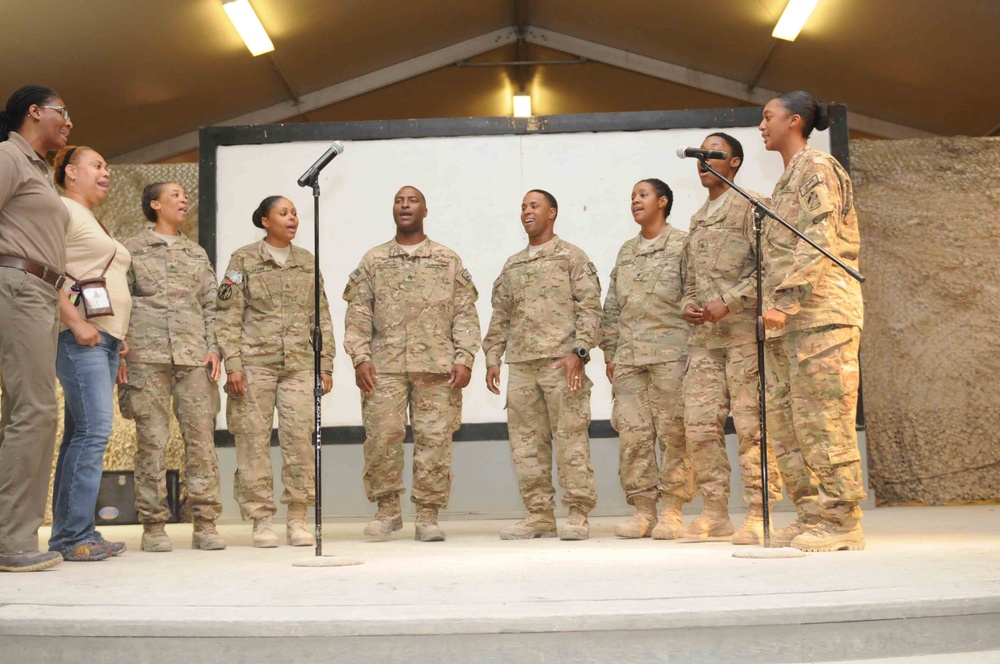 Regional Command-South celebrates black history month