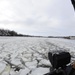 Coast Guard Cutter Shackle and Tackle break ice on the Penobscot River