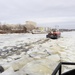 Coast Guard Cutter Shackle and Tackle break ice on the Penobscot River