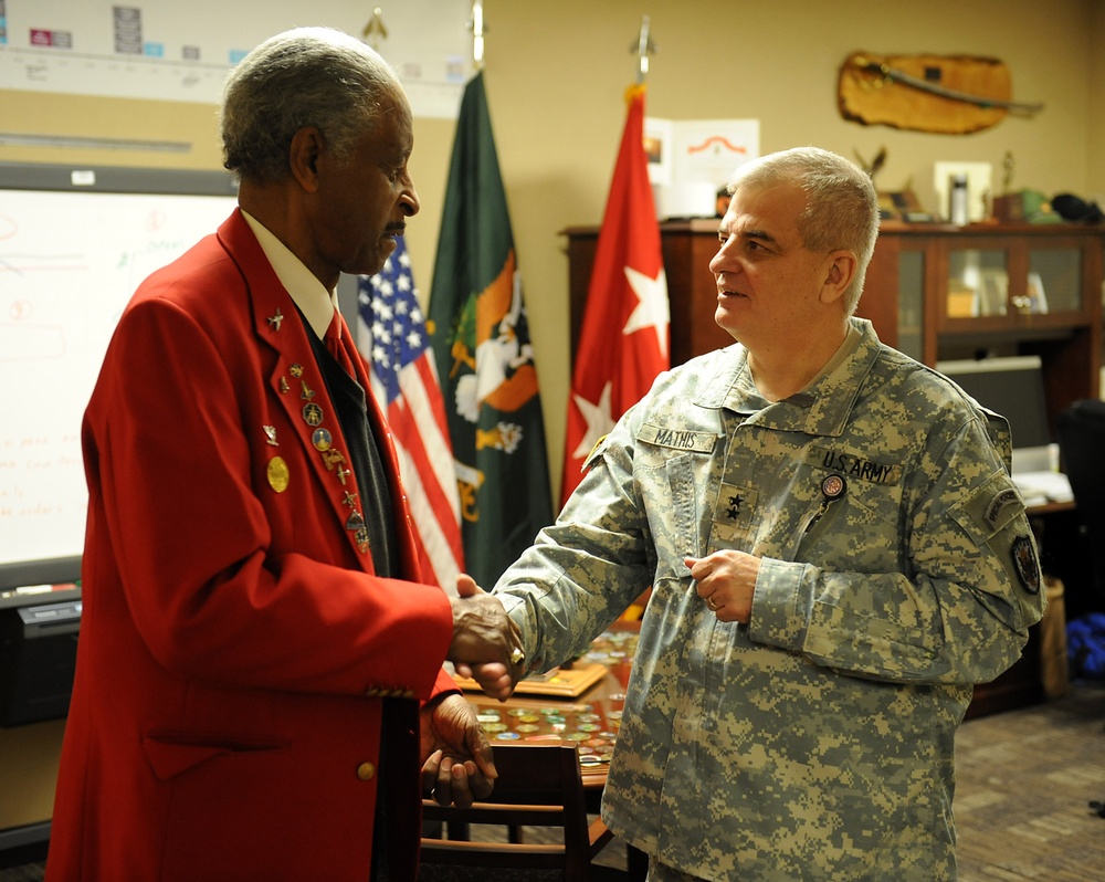 Tuskegee Airman visits JTF-CS for Black History Month celebration