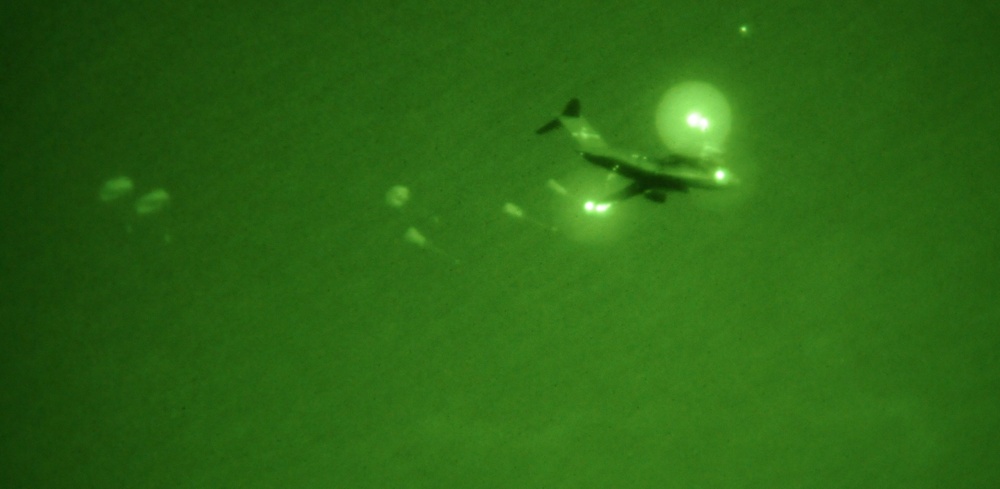 Fury brigade conducts nighttime airborne ops during tactical exercise