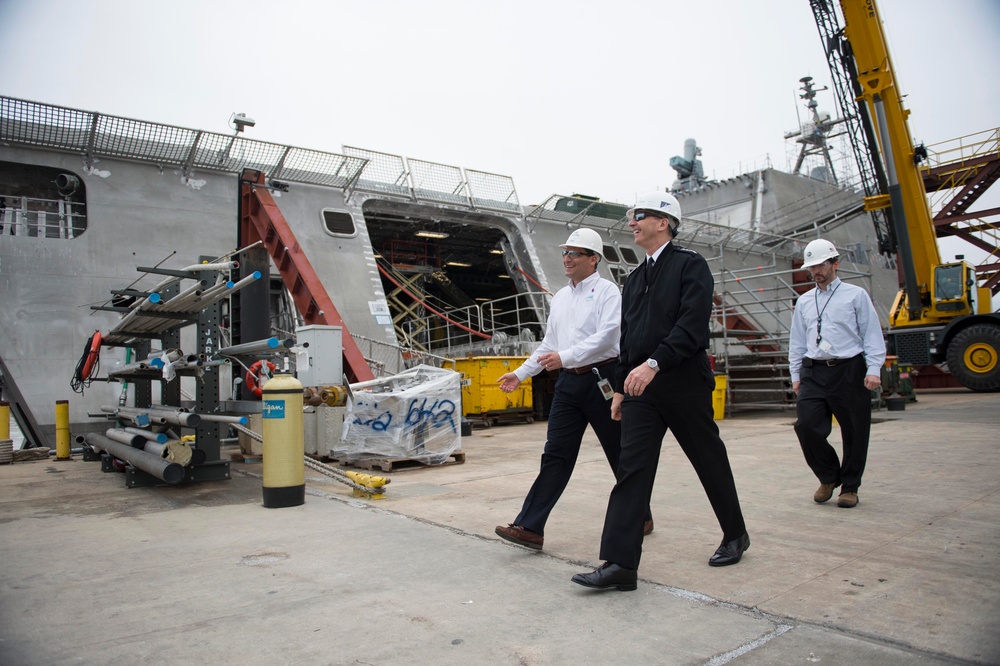 Touring the USS Coronado