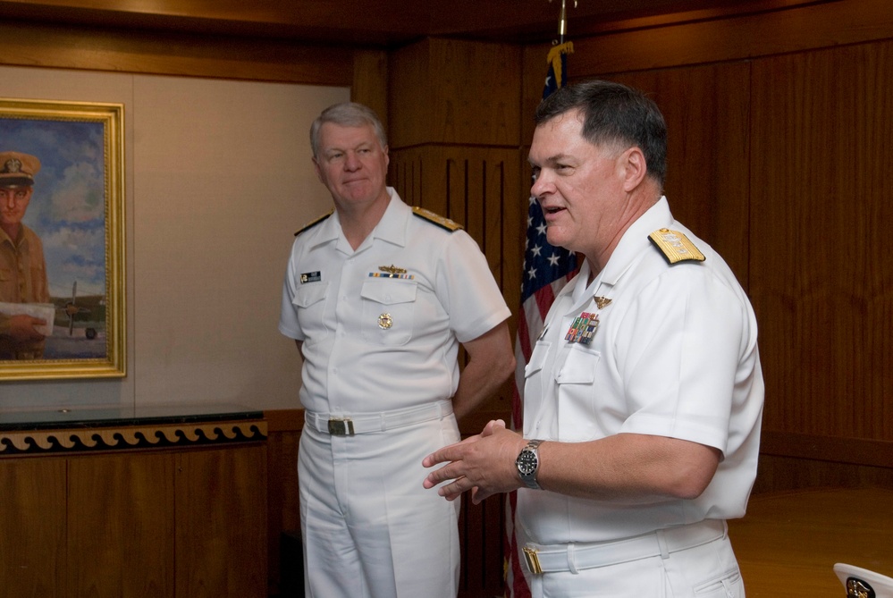 Ceremony at Navy Memorial