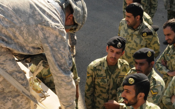 Demostrating equipment