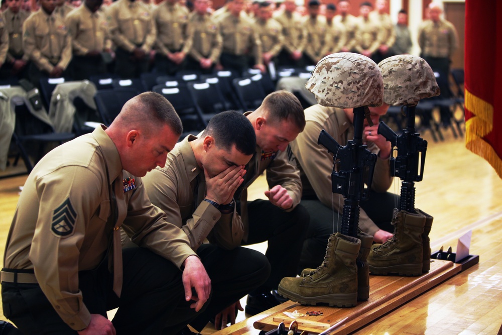 Marines pay tribute to fallen brothers