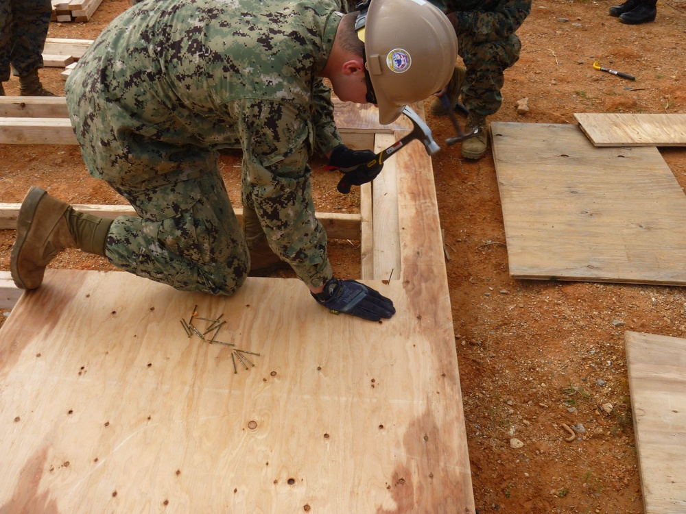 Marines and Seabees train to build and breach