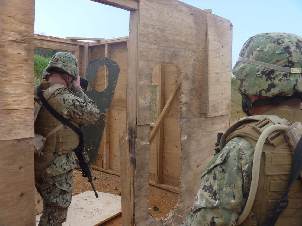 Marines and Seabees train to build and breach