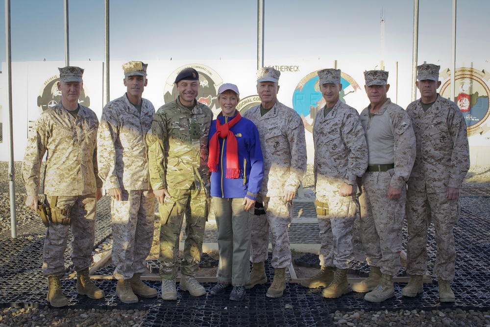 Camp Leatherneck visit