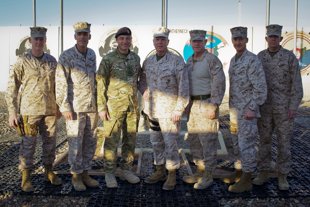 Camp Leatherneck visit