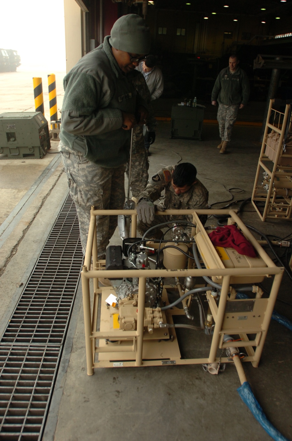 Alpha Distribution Company conducts new equipment training