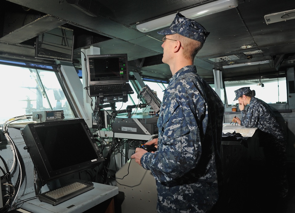 SAWS intalled aboard USS Dwight D. Eisenhower