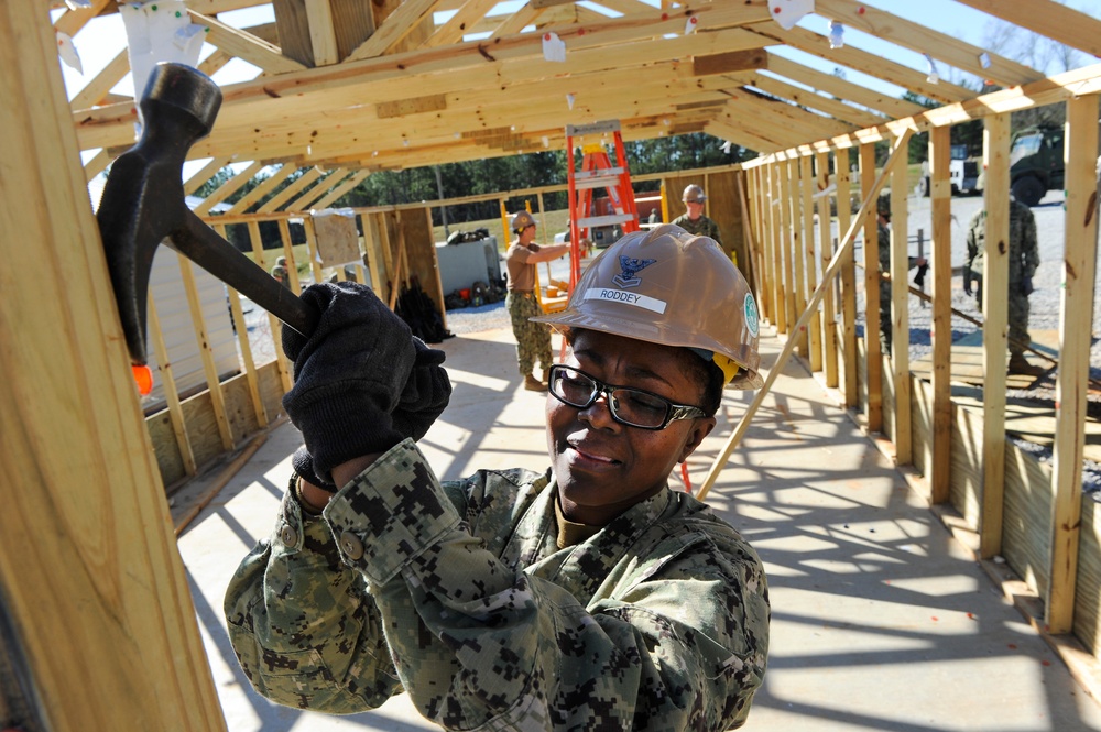 NMCB 15 training at Camp Shelby