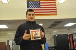 Winter athletic awards are presented