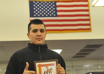 Winter athletic awards are presented