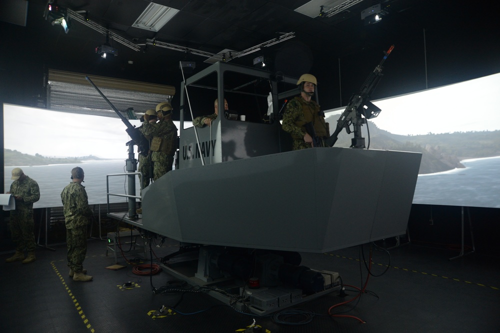 Coastal Riverine Group (CRG) 2 training simulation