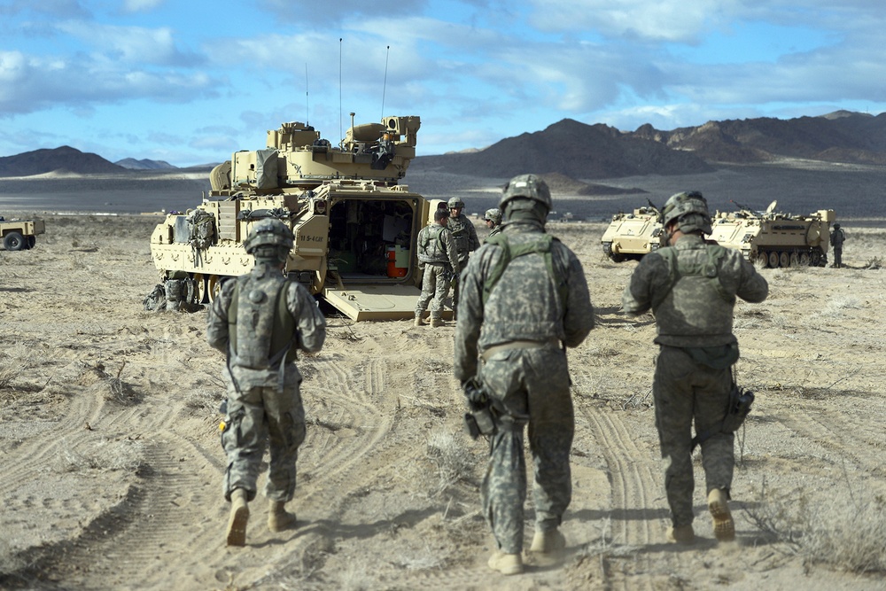 2nd BCT, 1 ID trains at NTC for AFRICOM