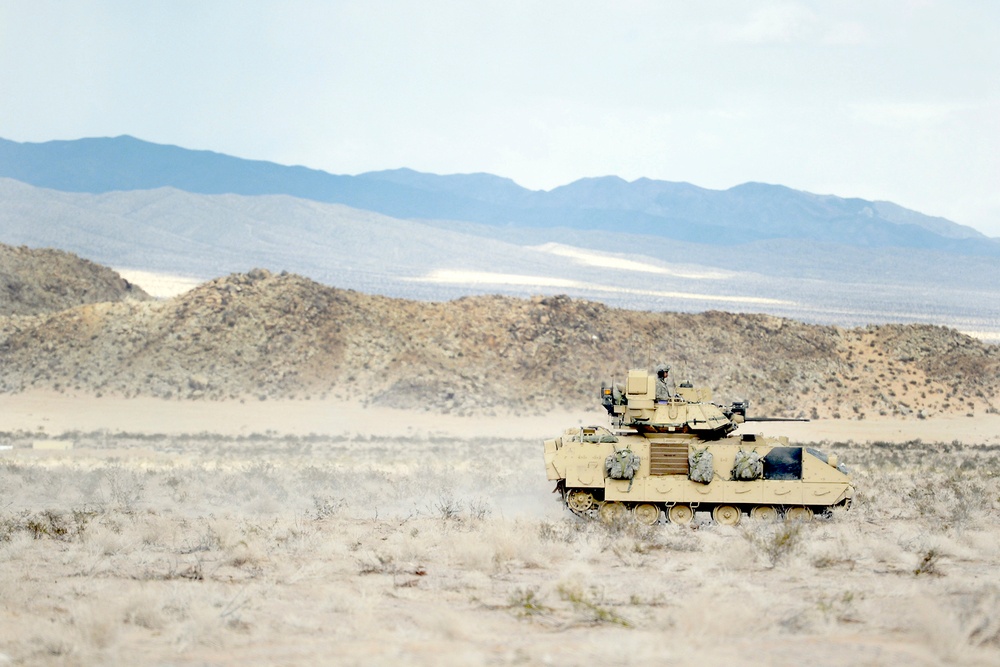 2nd BCT, 1 ID trains at NTC for AFRICOM