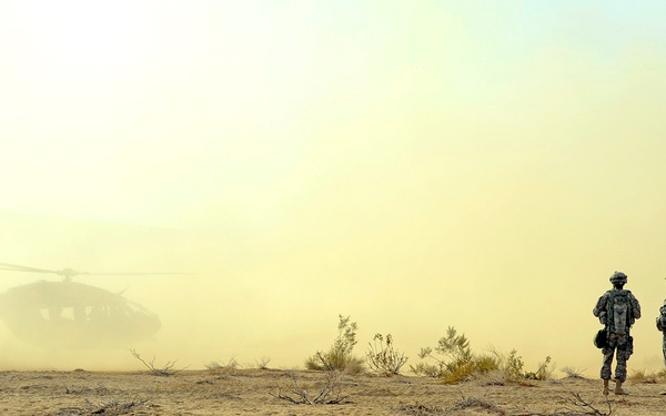 2nd BCT, 1 ID trains at NTC for AFRICOM