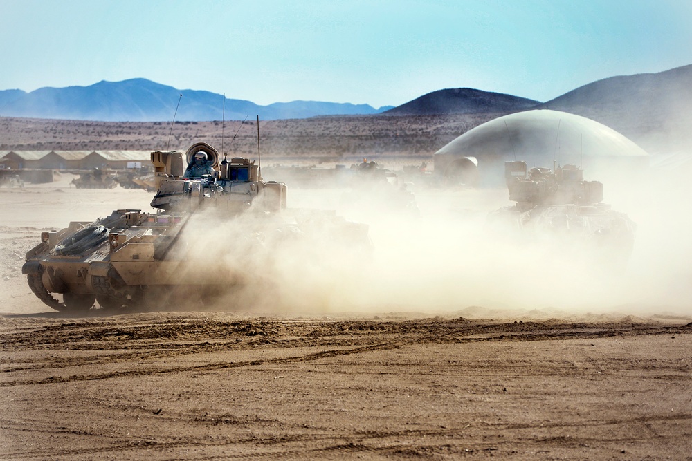 2nd BCT, 1 ID trains at NTC for AFRICOM