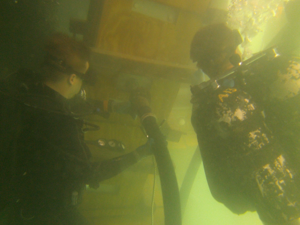 Conrete placement at Joint Base Pearl Harbor's Hotel Pier