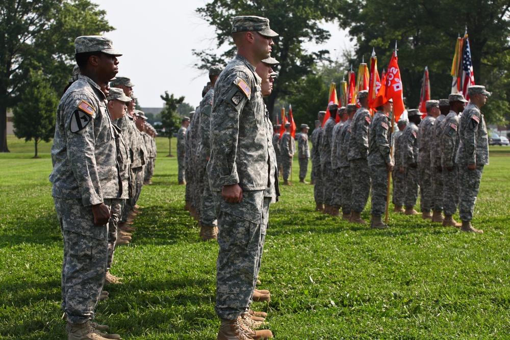 21st Signal Brigade change of responsibility