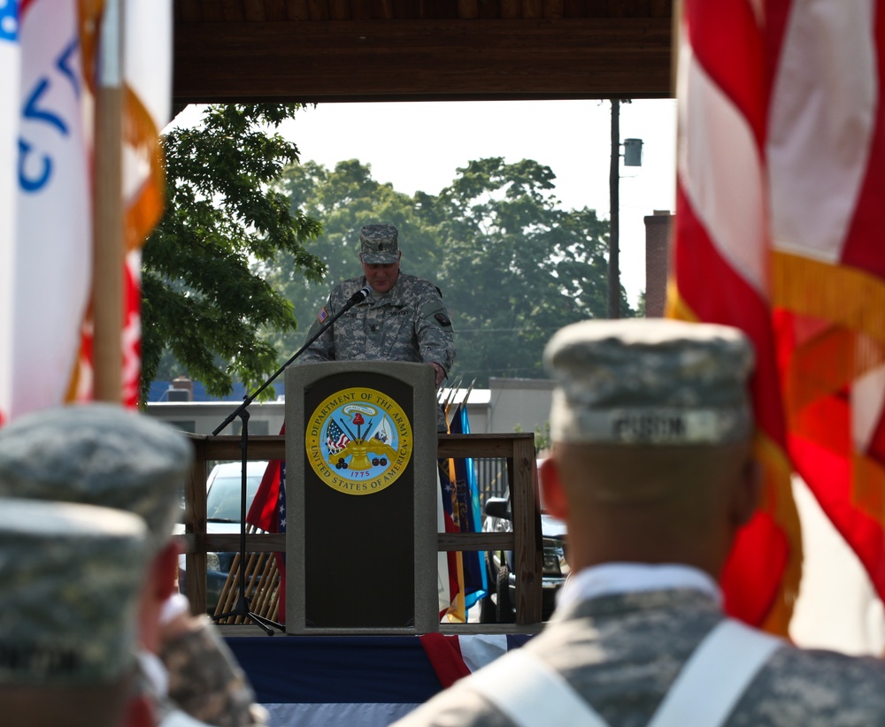 21st Signal Brigade change of responsibility