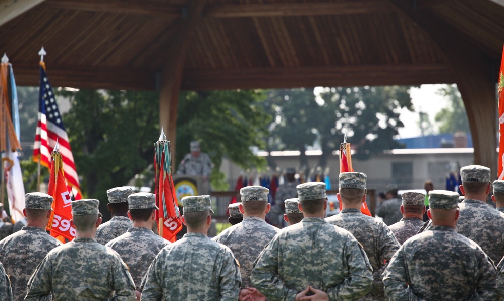 21st Signal Brigade change of responsibility