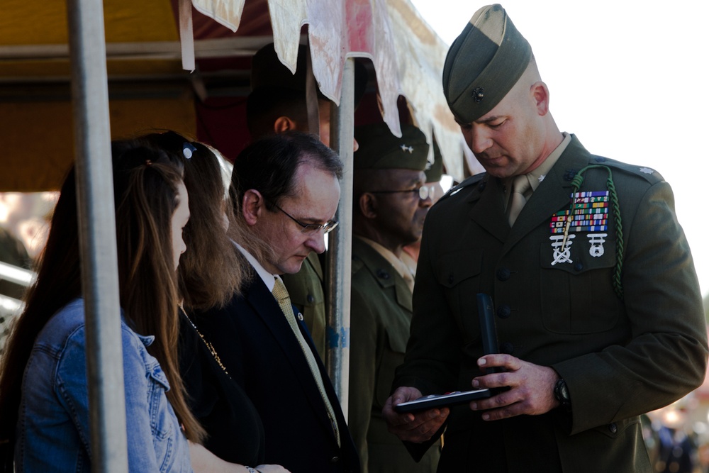 Sgt. William Stacey Receives the Bronze Star Posthumously