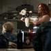 Lamb Chop visits USS Carl Vinson
