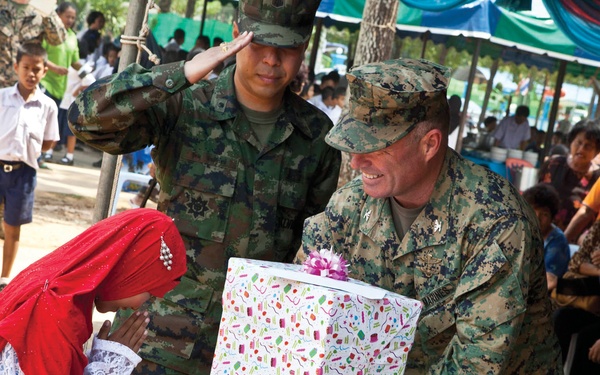 Dedication ceremonies conclude engineering civic assistance projects