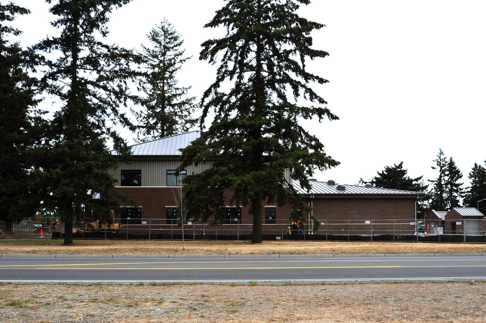 Construction sites at Joint Base Lewis-McChord