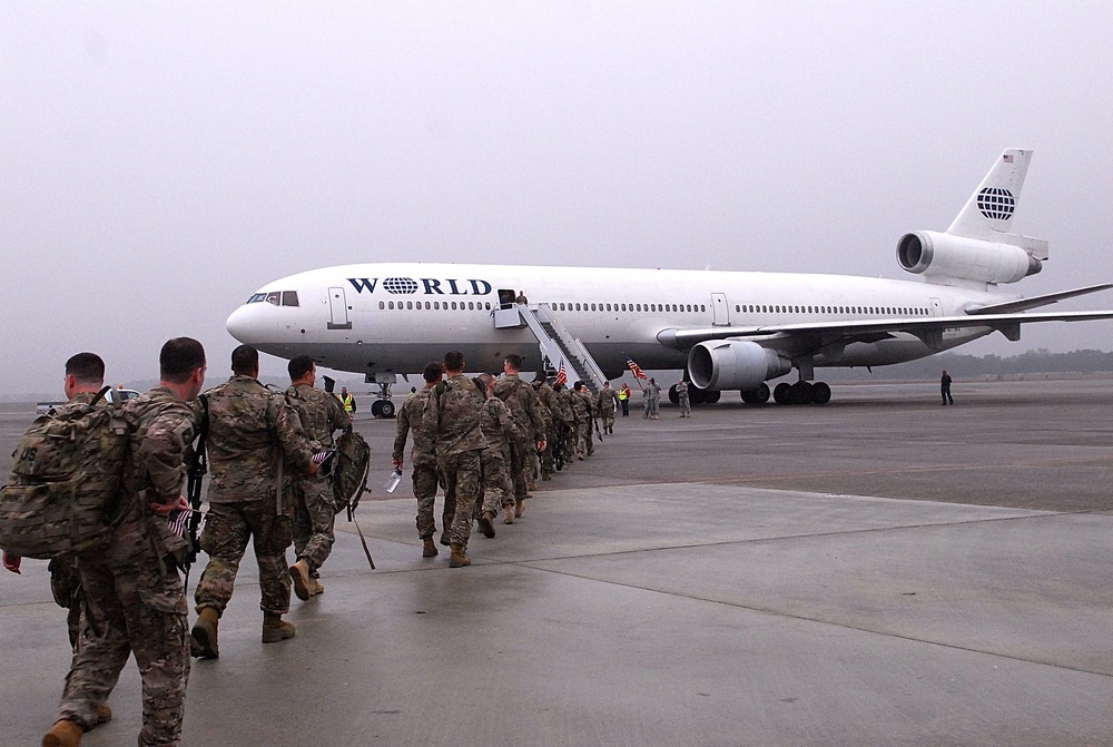 4 IBCT, 3rd Inf. Div. soldier deploy to Afghanistan