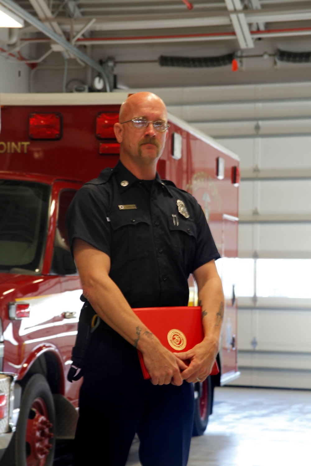 Barbour named Cherry Point Firefighter of the Year