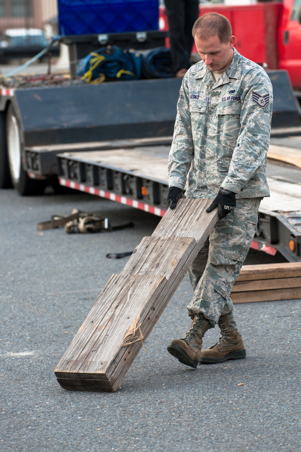 305th Aerial Port Squadron at work