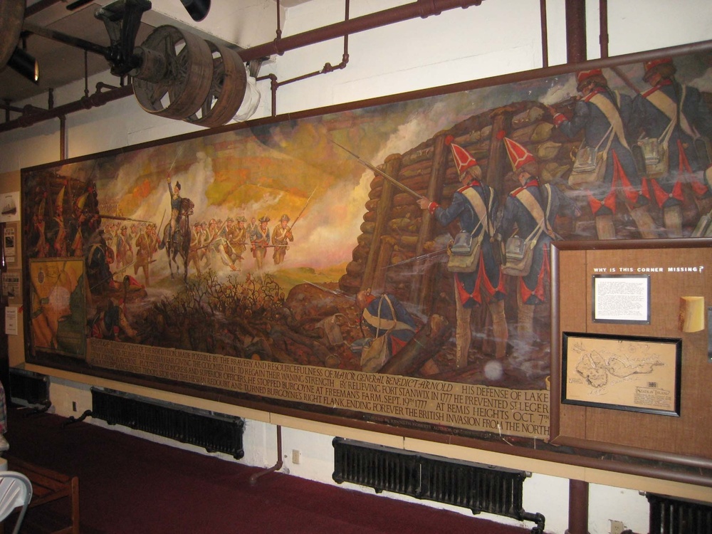 Historic painting honoring heroic Benedict Arnold finds home in New York State Military Museum