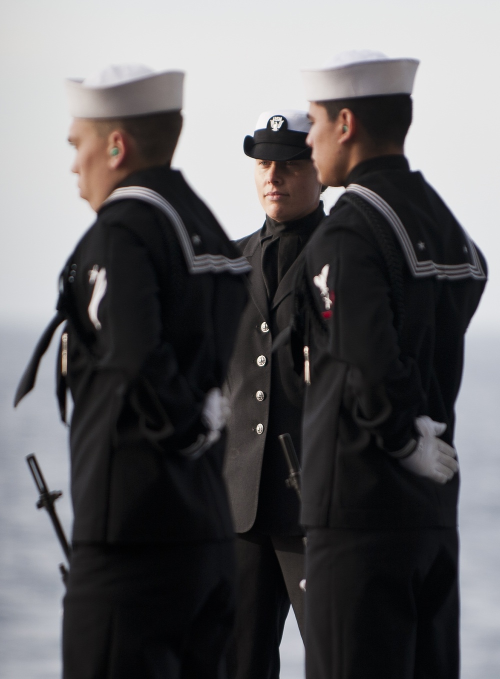 USS Carl Vinson crew conducts burials at sea