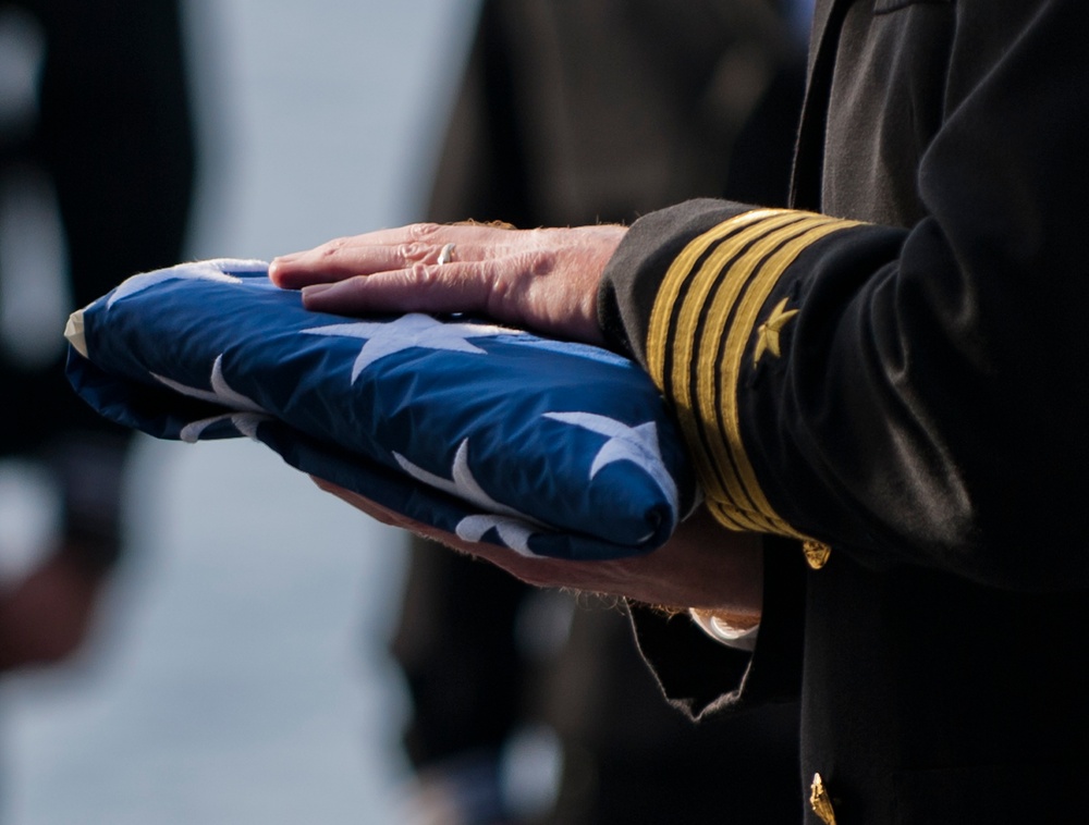 USS Carl Vinson crew conducts burials at sea