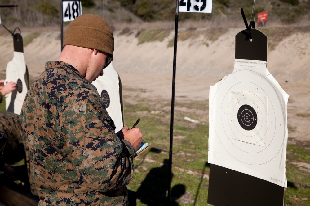 Marines Compete at the 2013 Western Division Shooting Matches