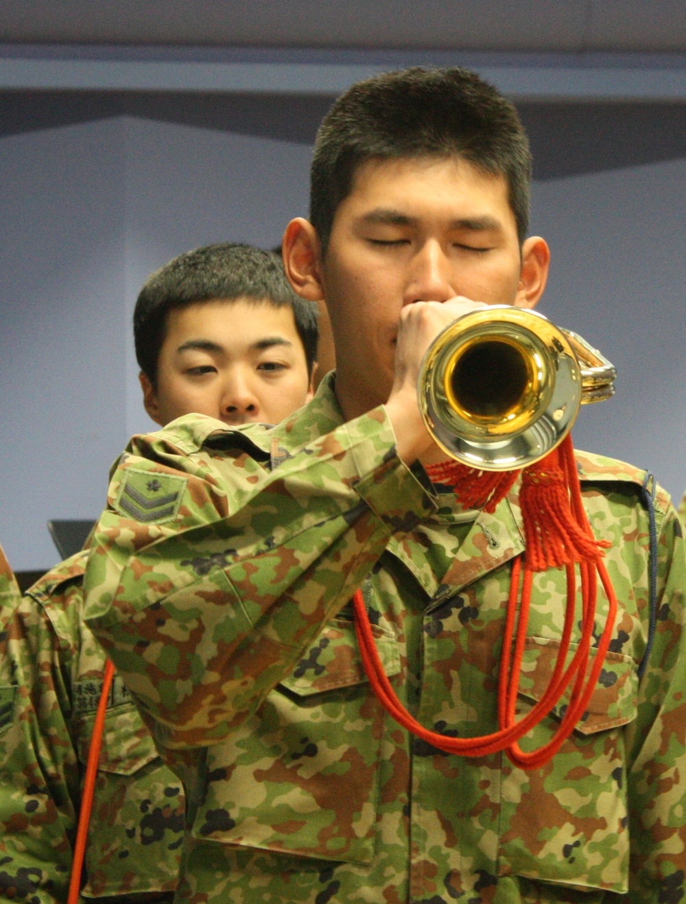 New JGSDF buglers