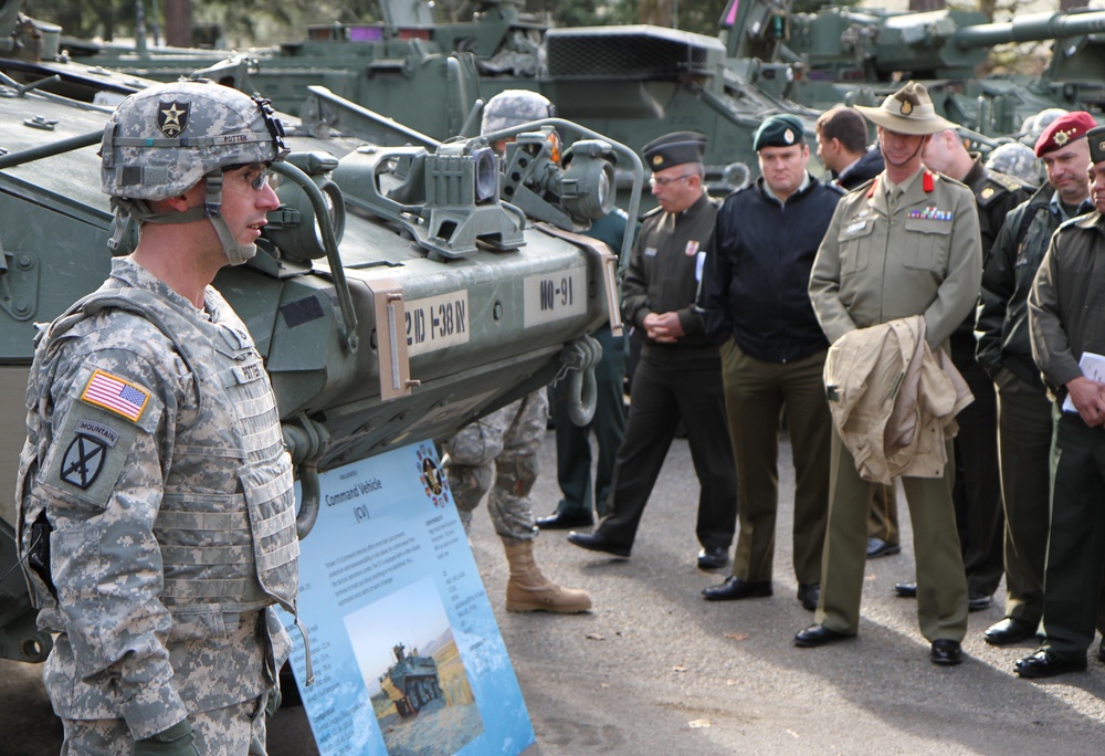 International military leaders tour JBLM