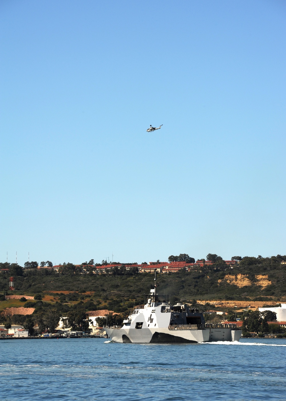 USS Freedom gets underway