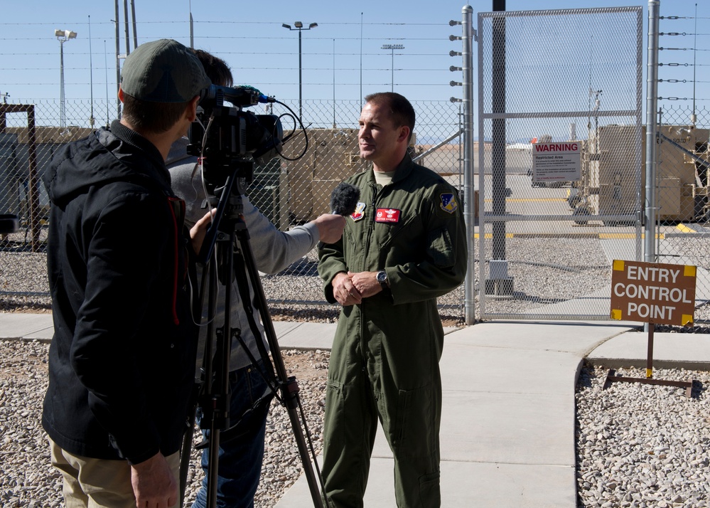 Holloman AFB hosts a media day