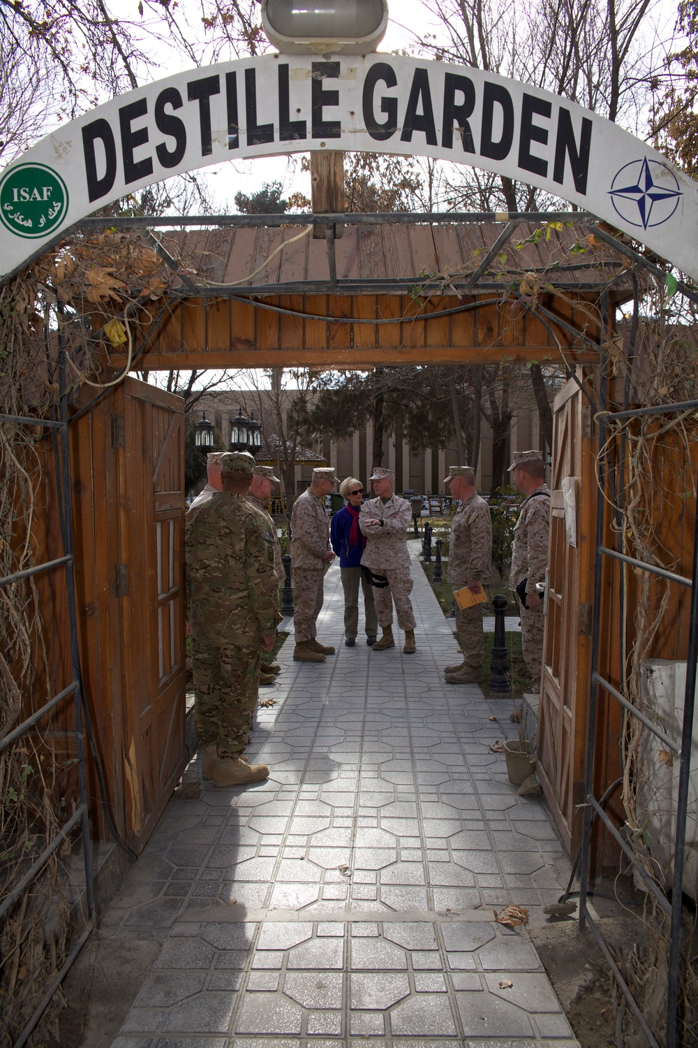 Marine commandant visits ISAF headquarters