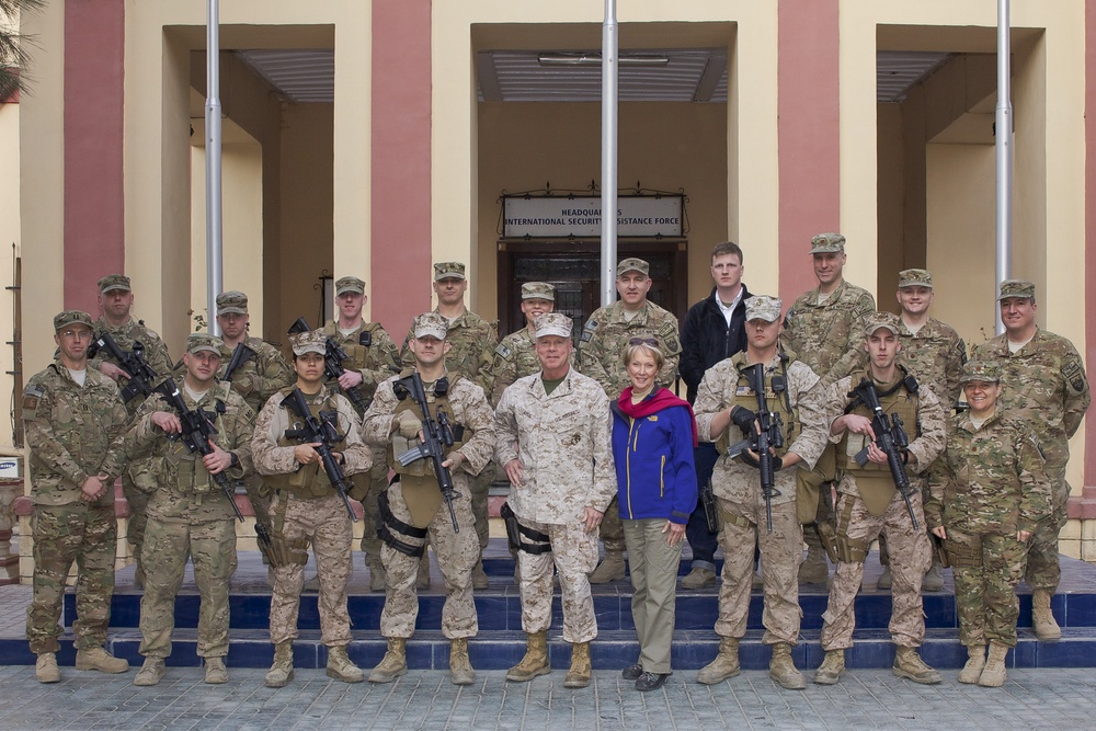 Marine commandant visits ISAF headquarters