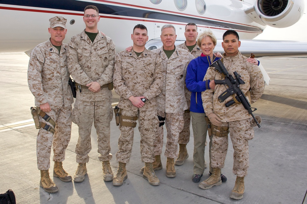 Marine commandant visits ISAF headquarters